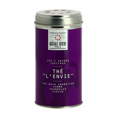 Black Tea ENVIE flavored Apple Raspberry and Cherry by Quai Sud