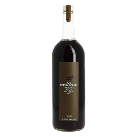 RED GRAPE Juice MERLOT 1Litre by Alain MILLIAT