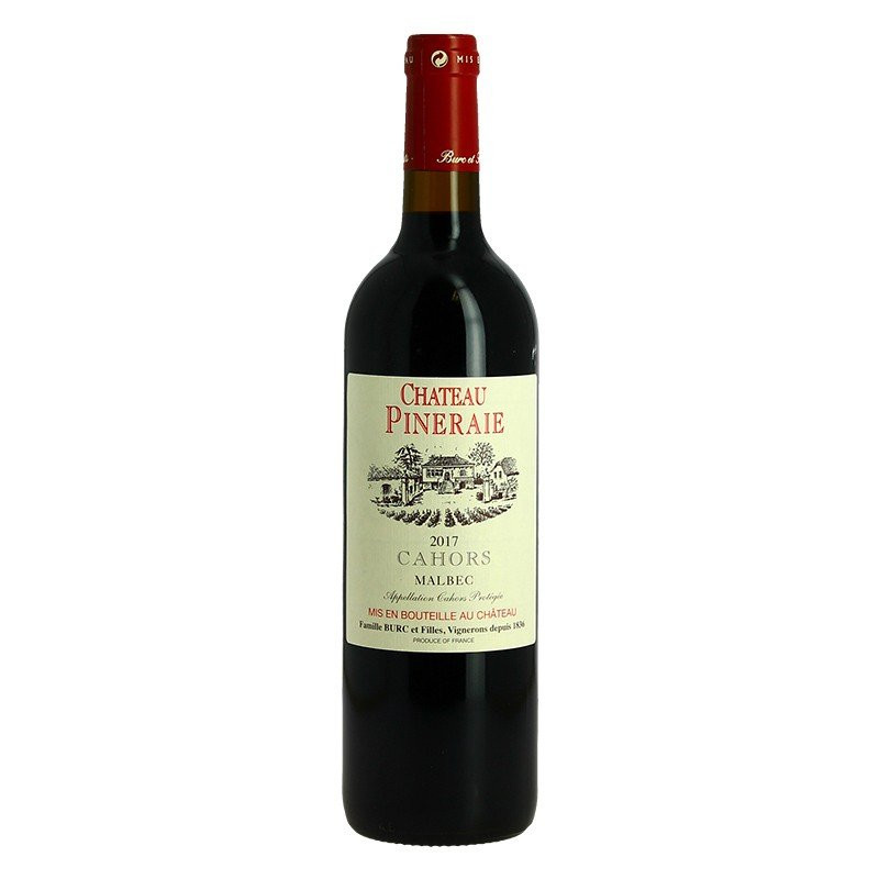 buy terra vitis wine cahors château Pineraie red wine 100% malbec