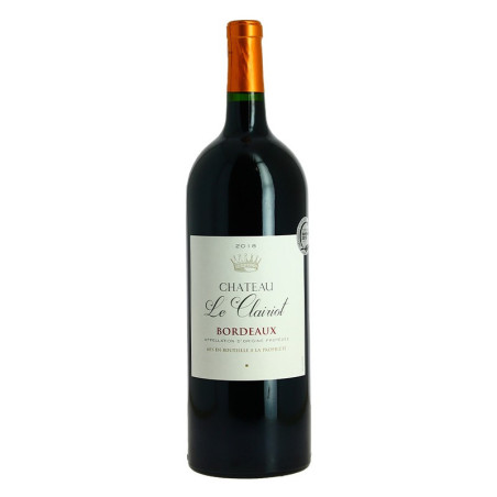 MAGNUM of CHATEAU Le CLAIRIOT 2018 Red BORDEAUX Wine