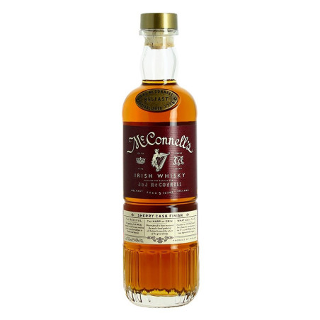 MCCONNELL'S SHERRY CASK FINISH IRISH WHISKY 70CL 46°