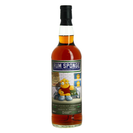 CARONI 25 YO rum distilled in 1998 RUM SPONGE New Vibrations D.D. Trinidad and Tobago rum 70 cl