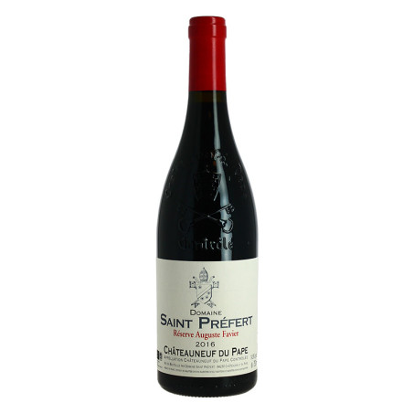 Isabel FERRANDO Domaine Saint Préfert red Organic Châteauneuf du Pape Réserve AUGUSTE FAVIER 2016 75 cl