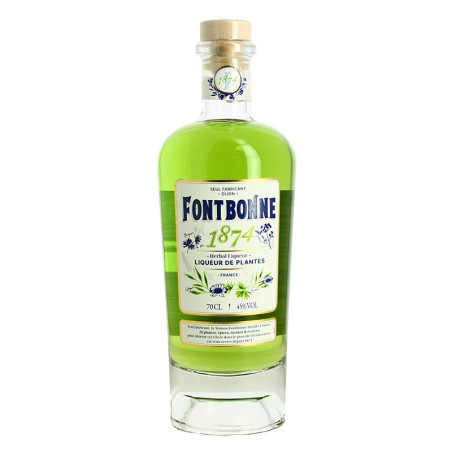 FONTBONNE 1874  Liqueur with 26 PLANTS 45° 70 cl