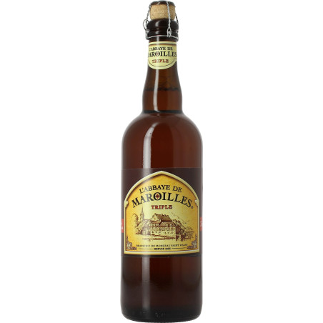 MAROILLES ABBEY beer 75 cl triple Beer