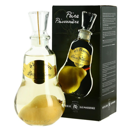 PRISONER PEAR in a Carafe by Distillerie MASSENEZ 70 cl