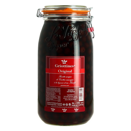 GRIOTTINES Original 3 litre jar by Distillerie Peureux