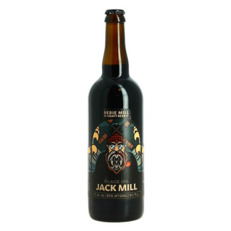 JACK MILL Organic Beer Black IPA 75cl