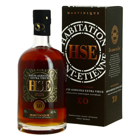 HSE RHUM XO Extra Old Martinique Agricultural Rum 70 cl