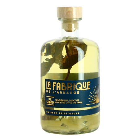 Rhum arrangé Ice Storm Ginger Mint Pepper  La FABRIQUE de l'Arrangé 70 cl