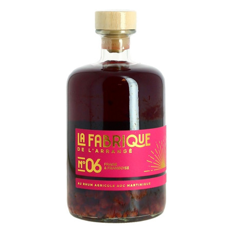 Rhum Arrangé Strawberry Raspberry La FABRIQUE de l'Arrangé N°6 70 cl