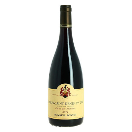 MOREY St DENIS 2014 Domaine PONSOT Cuvée des Alouettes 75 cl