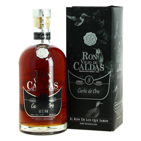 RON VIEJO de CALDAS 8 Year Old Carta de Oro Rum from Colombia 70 cl