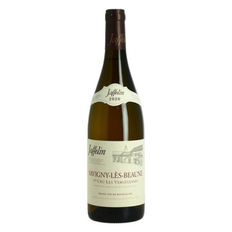 Savigny Les Beaune WHITE 2020 1er Cru Les VERGELESSES Domaine JAFFELIN 75 cl