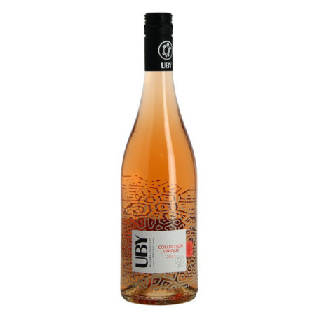 Rosé Wine UBY Collection Unique 2022 Rosé Wine from the Côtes de Gascogne 75 cl