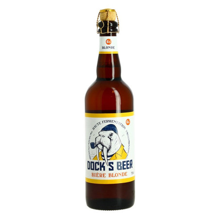 DOCK'S BEER High Fermentation Blonde Beer 75 cl