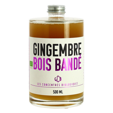 Organic GINGER Bois Bandé Concentrate 50 cl