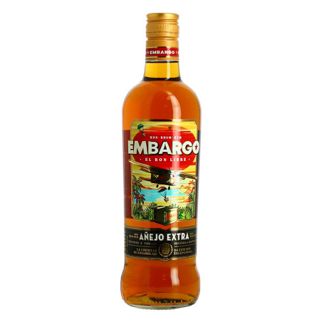 Rum EMBARGO Ron Anejo Extra El Rum Libre 70 cl