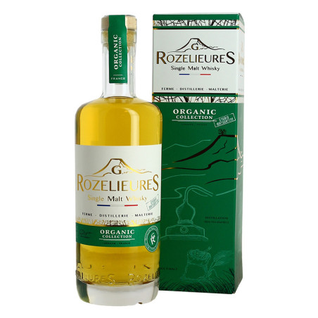 Single Malt Whisky ROZELIEURES ORGANIC Collection 70 cl