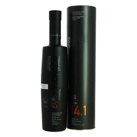 Islay Whiskey OCTOMORE 14.1 59.6° by the Bruichladdich distillery 70 cl