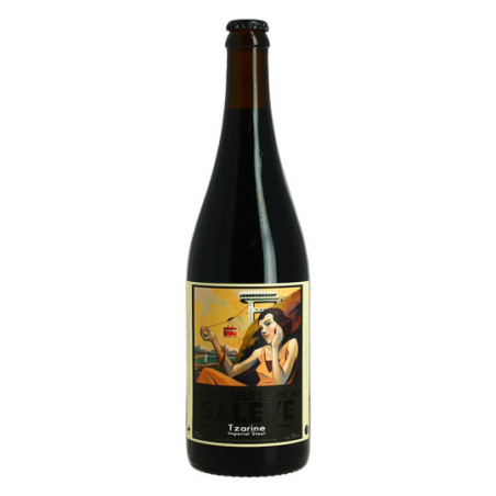 TZARINE Impériale Stout Beer aged 6 months in casks of agricultural rum 75cl
