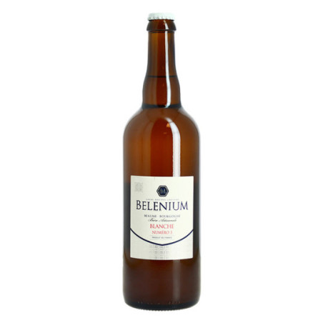 Brasserie belenium bière blanche  75 cl 5.6%