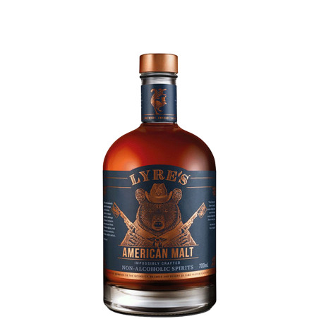 LYRE'S AMERICAN Malt BOURBON Without Alcohol 70 cl