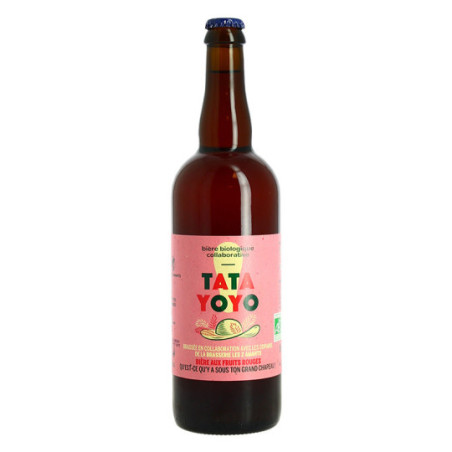 Organic Red Beer TATA YOYO 75cl