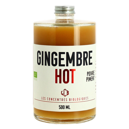 Les Concentrés Biologiques Gingembre HOT 50cl