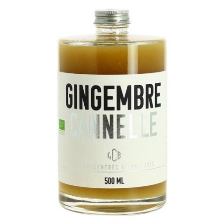 Gimgembre HOT concentré BIO cannelle 50cl