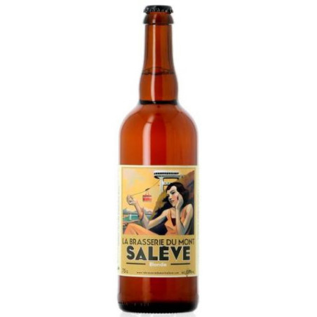 Blonde beer from the MONT SALEVE Artisanal Brewery 75 cl