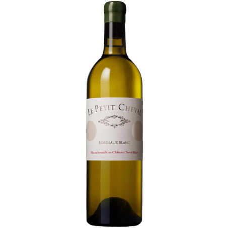 Le PETIT CHEVAL 2021 Dry White Wine by Château Cheval Blanc 75CL