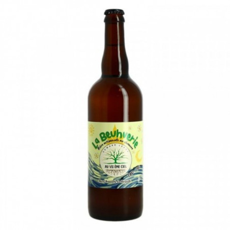 LA BEUHVERIE BLONDE Beer with Hemp 75CL IN 7TH CEL