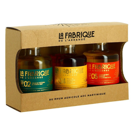 Rhum Arrangé LA FABRIQUE  BOX 3 X 20 cl