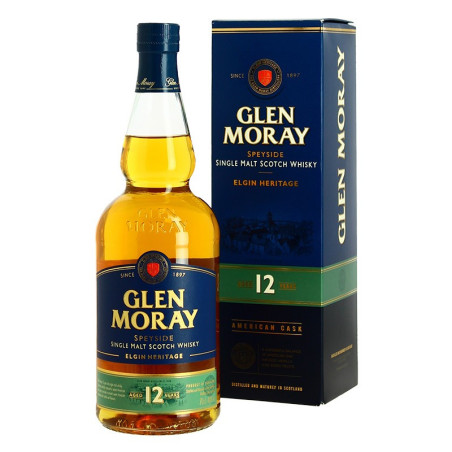 Whiskey GLEN MORAY Elgin Heritage 12 Years Speyside Single malt 70 cl