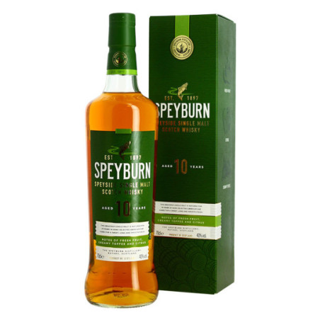 SPEYBURN 10 Years Old Speyside Single Malt Scotch Whiskey