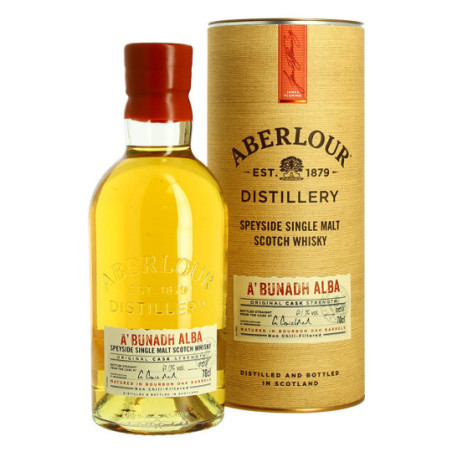 ABERLOUR A'BUNADH ALBA Speyside Scotch Single Malt Whiskey 70 cl