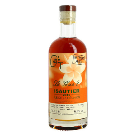 ISAUTIER Reunion Island rum bottled by Le GUS'T 2010/2023 70 cl