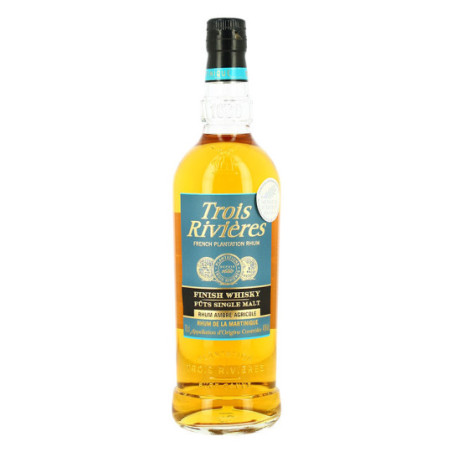 Rhum 3 RIVIERES Finished in Single Malt Whisky casks 70 cl