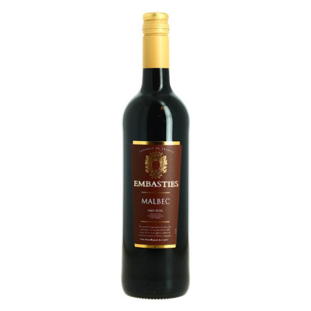 French Red Wine EMBASTIES MALBEC 75 cl