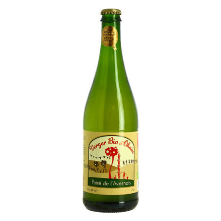 ORGANIC Avesnois PEAR from Verger d'Ohain 75 cl