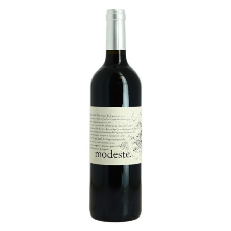 Red wine MODESTE Côtes Catalanes by Hervé BIZEUL 75 cl