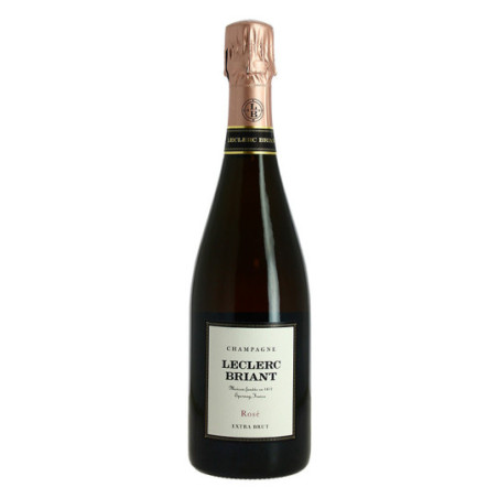 Champagne Rosé Organic and Vegan LECLERC BRIANT Extra Brut 75 cl