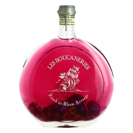 Arranged rum Raspberry Litchi Boucaneries Fisselier 50 cl