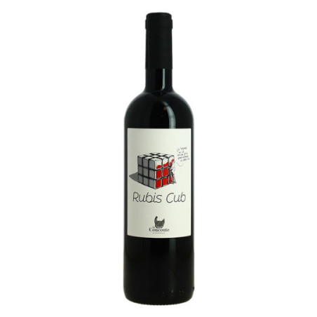 Red wine RUBIS CUB by la COUCOUTE de Fontenille.