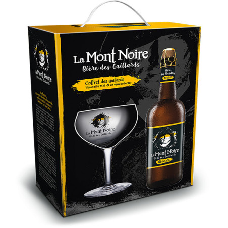 LA MONT NOIRE Beer in Box with 1 glass