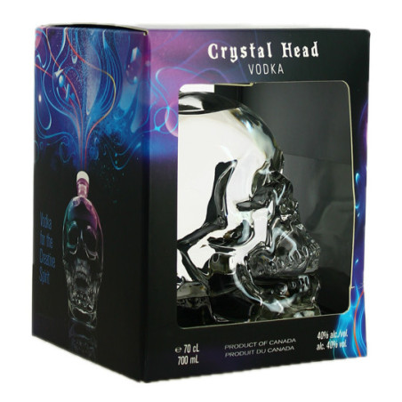 VODKA CRYSTAL HEAD 70 cl Skull bottle