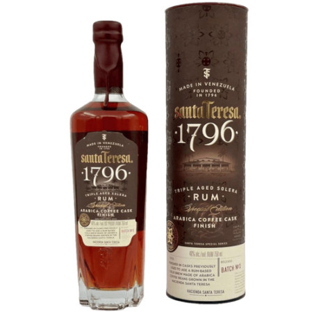 SANTA TERESA Rum Arabica Coffee Cask Finish 1796 70 cl