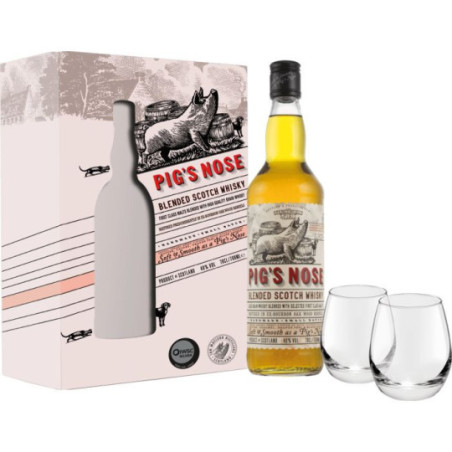 COFFRET PIG'S NOSE + 2 VERRES