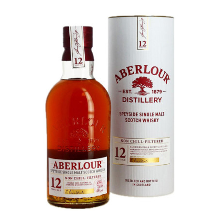 Aberlour 12 years non chill-filtered Speyside Single Malt Whiskey